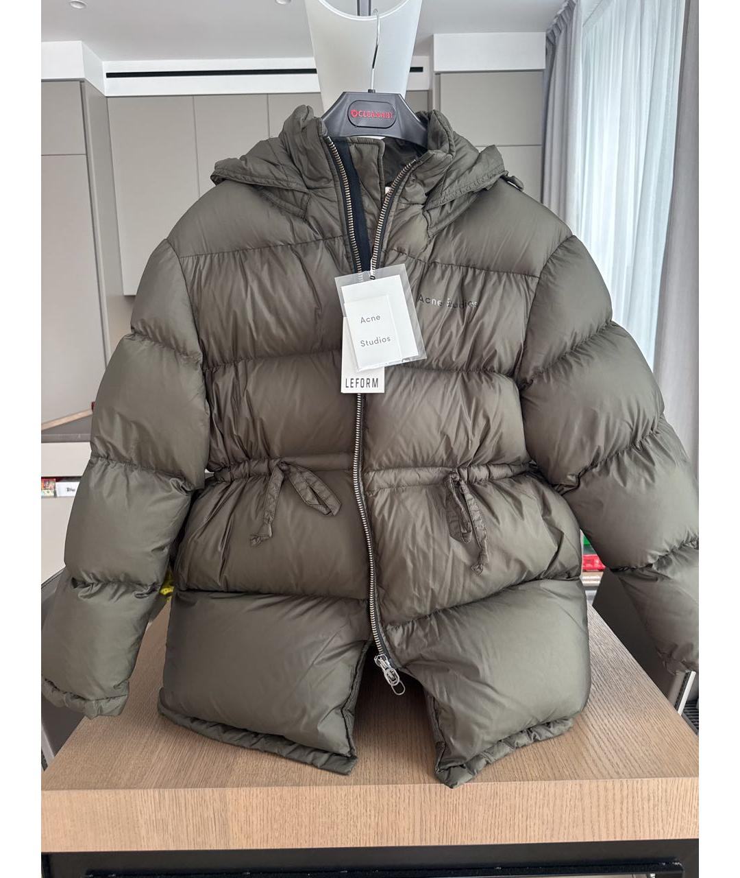 ACNE STUDIOS Хаки полиэстеровая куртка, фото 7