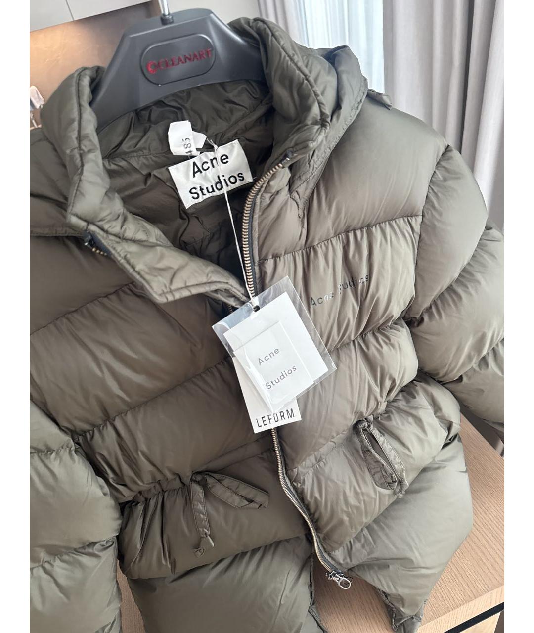 ACNE STUDIOS Хаки полиэстеровая куртка, фото 3