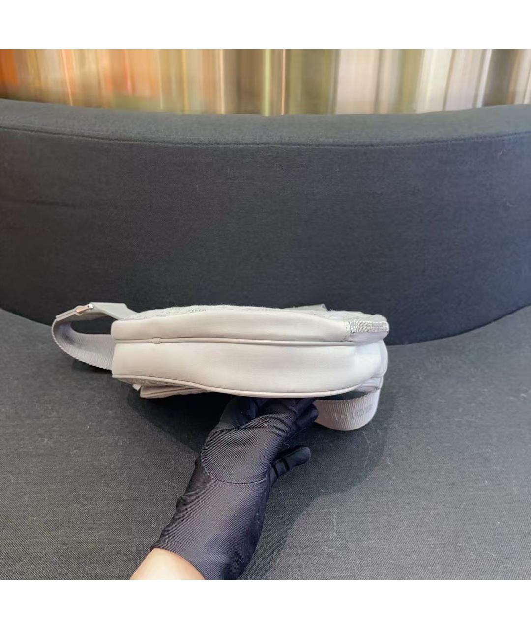 CHRISTIAN DIOR Белая кожаная сумка через плечо, фото 5