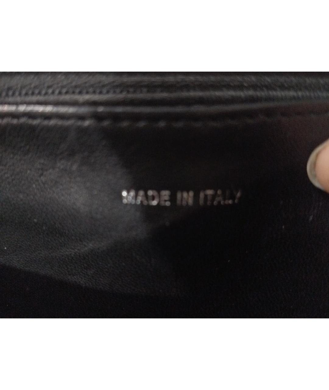 CHANEL Черная кожаная сумка через плечо, фото 4