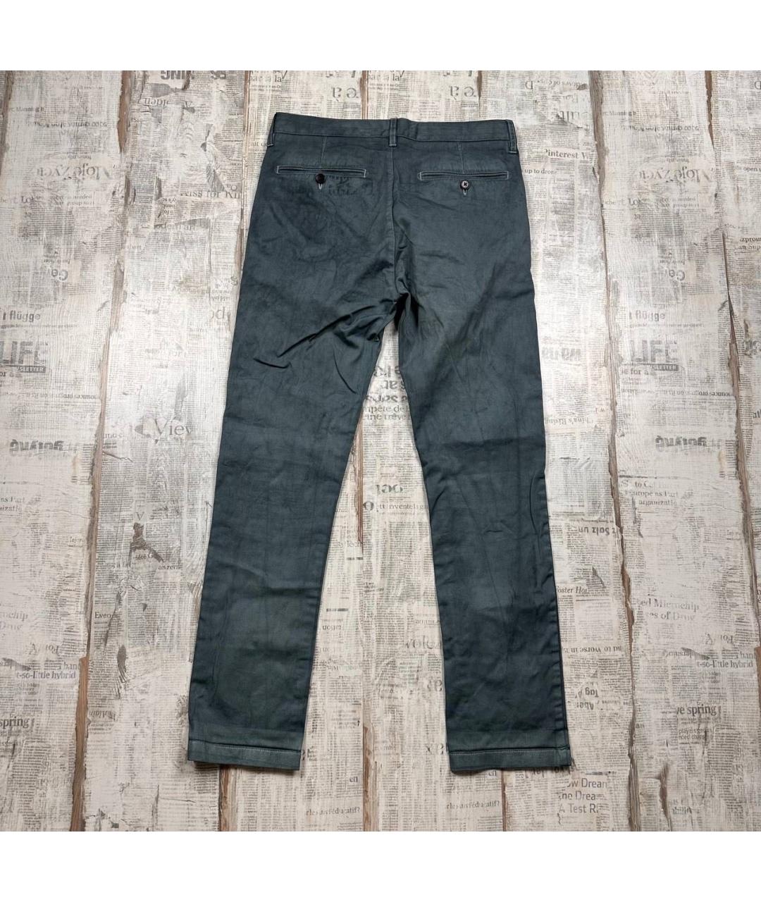 ACNE STUDIOS Темно-синие повседневные брюки, фото 5