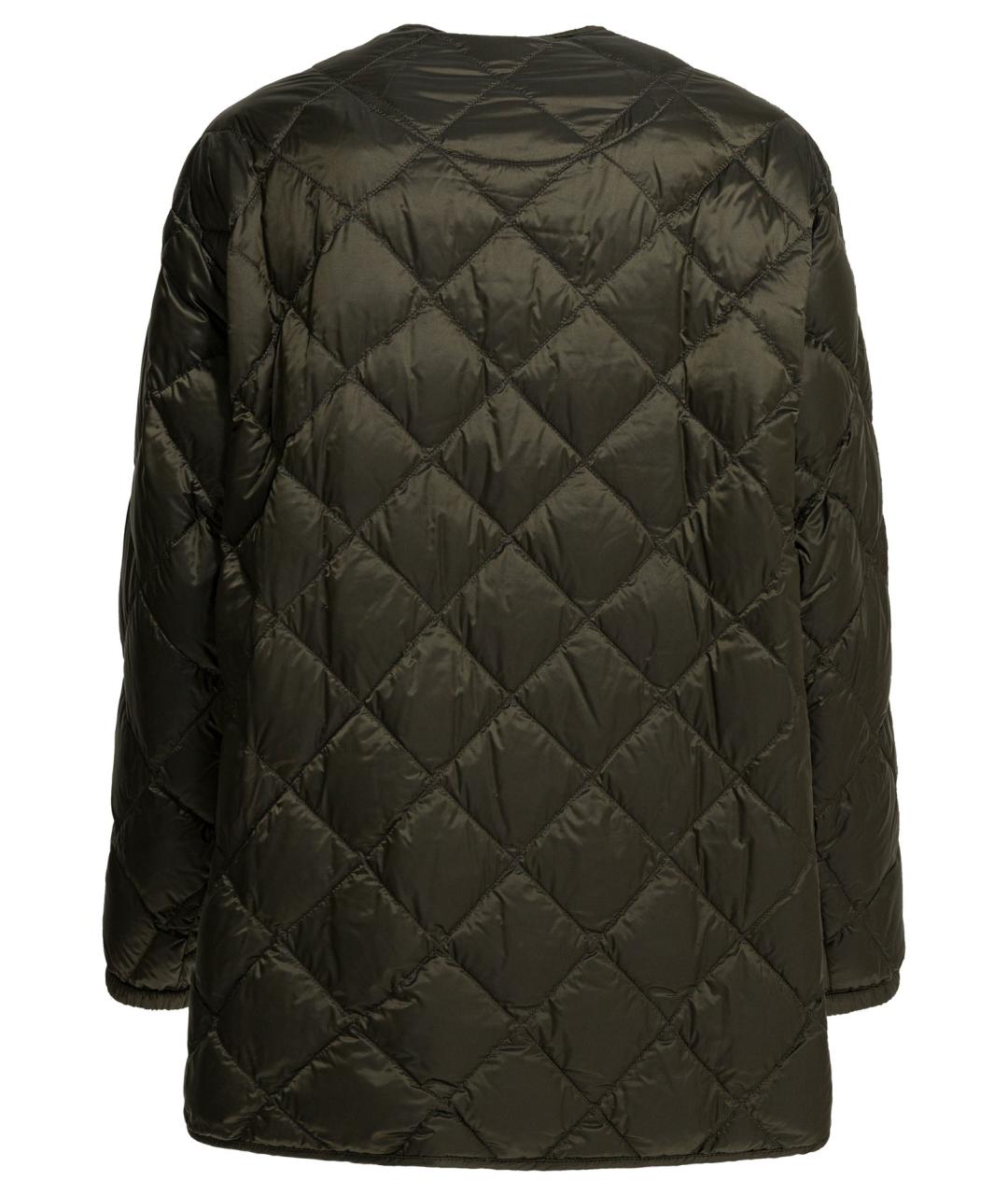 MAX MARA Хаки полиамидовый пуховик, фото 2
