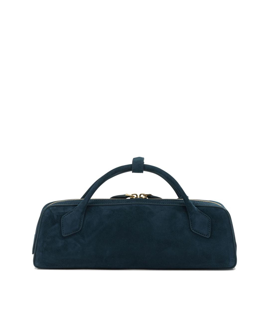 ALAIA Синяя замшевая сумка с короткими ручками, фото 3