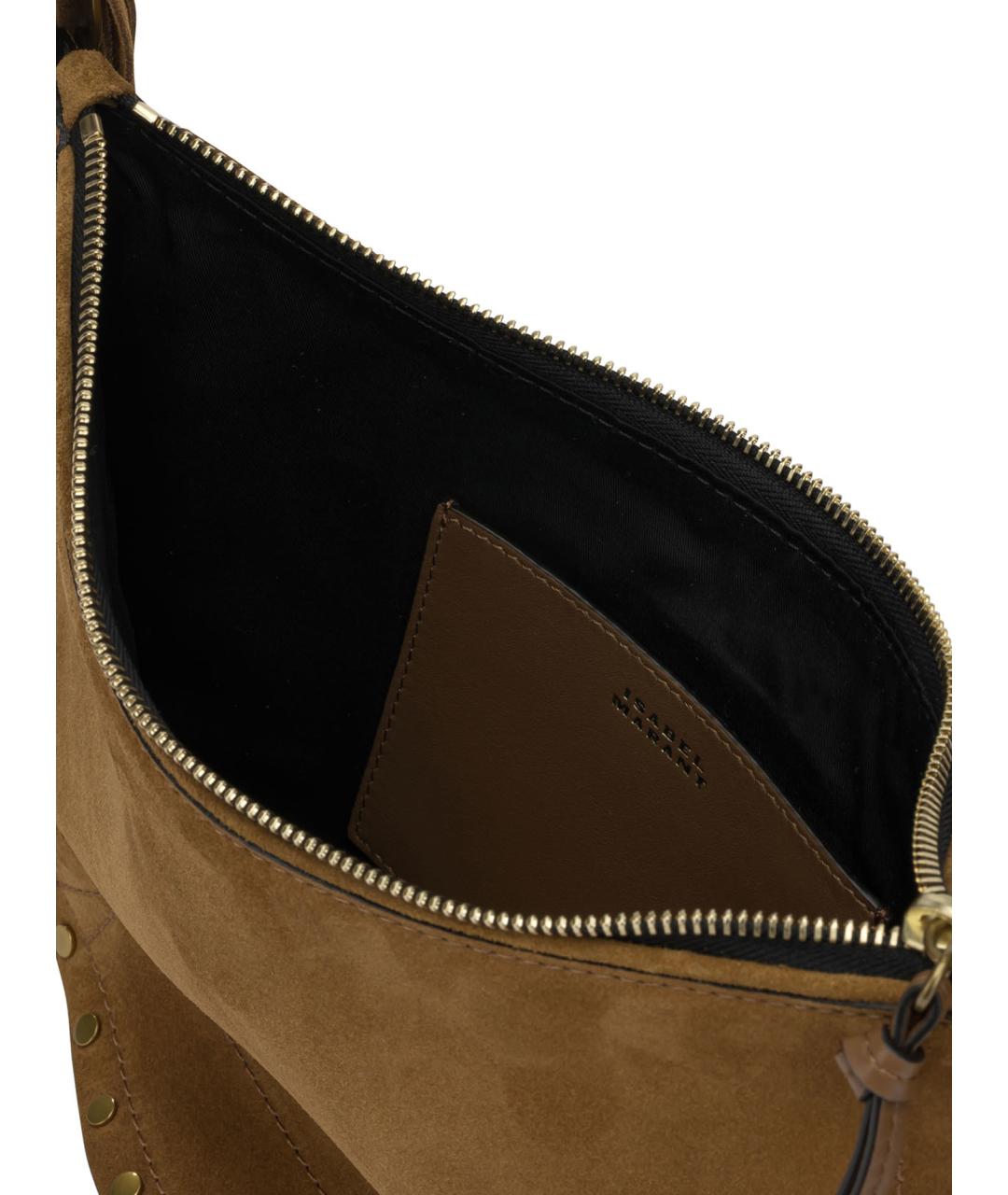 ISABEL MARANT Коричневая замшевая сумка через плечо, фото 5