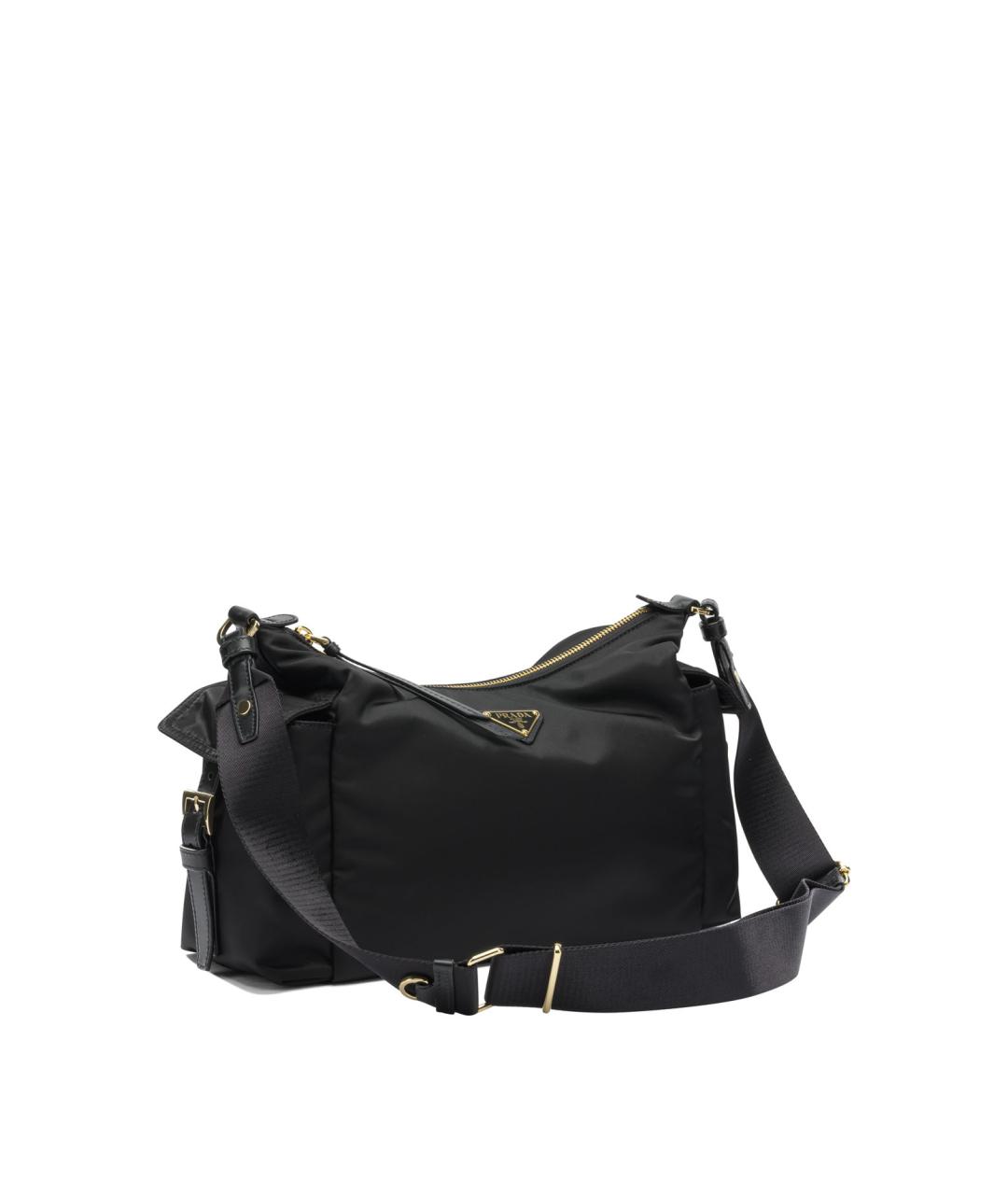 PRADA Черная синтетическая сумка через плечо, фото 2