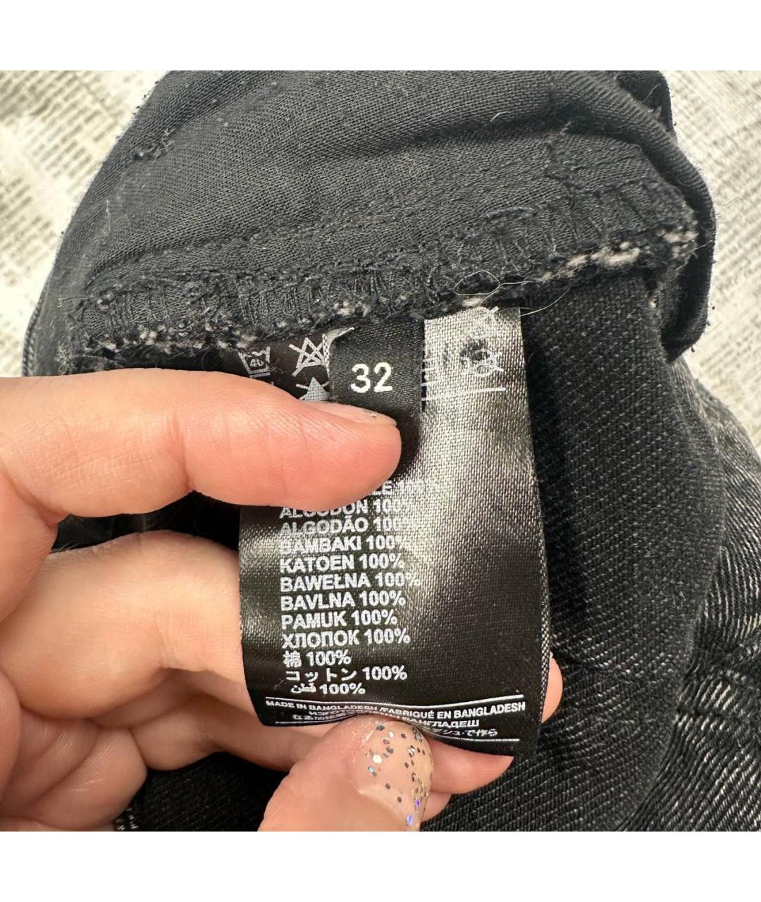 JOHN RICHMOND Черные джинсы скинни, фото 6