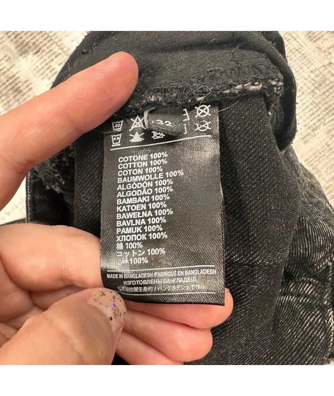 JOHN RICHMOND Черные джинсы скинни, фото 7