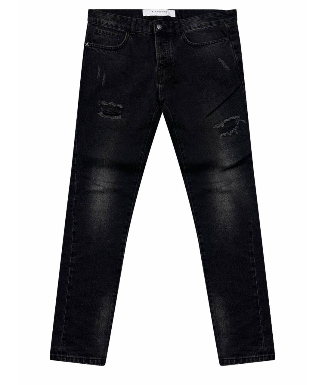 JOHN RICHMOND Черные джинсы скинни, фото 1