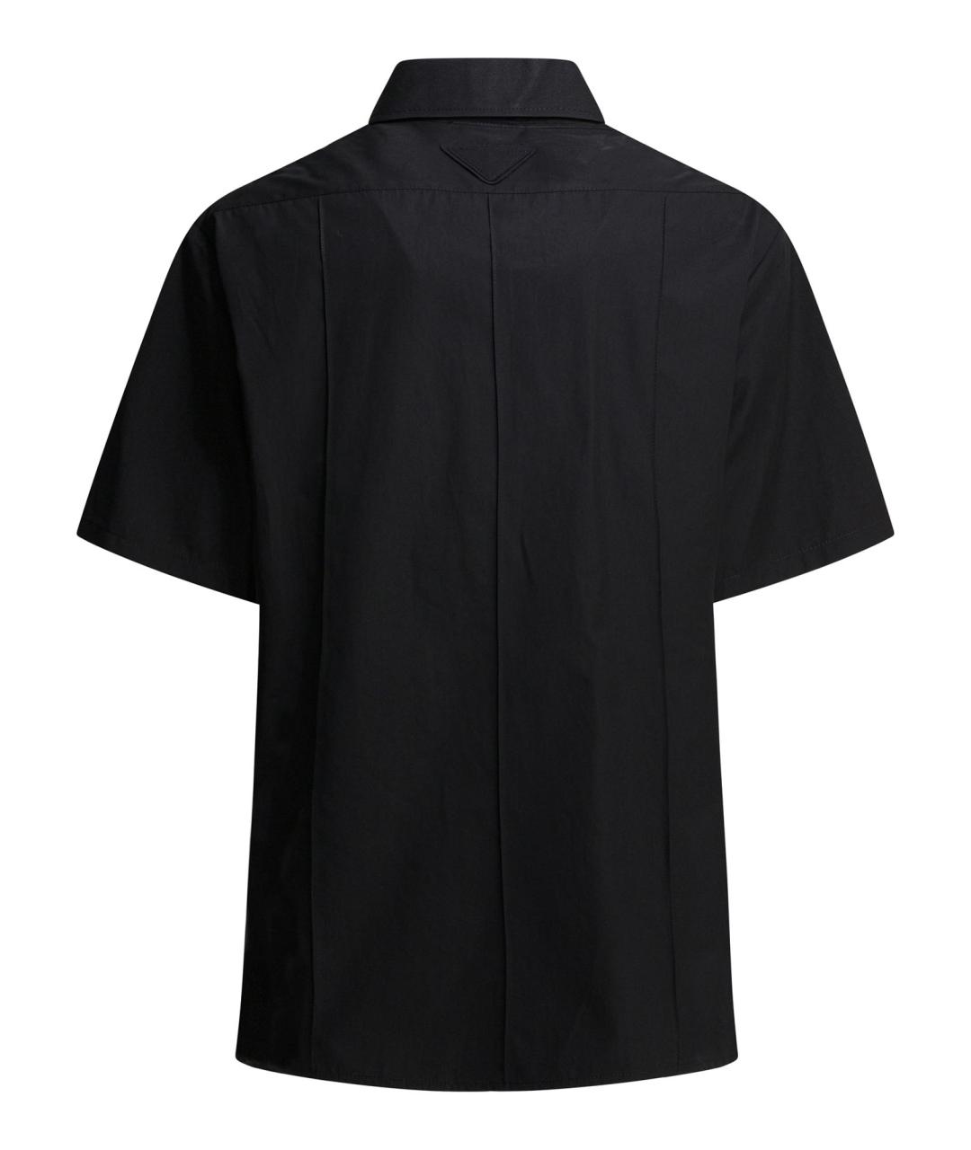 PRADA Черная хлопковая рубашка, фото 2