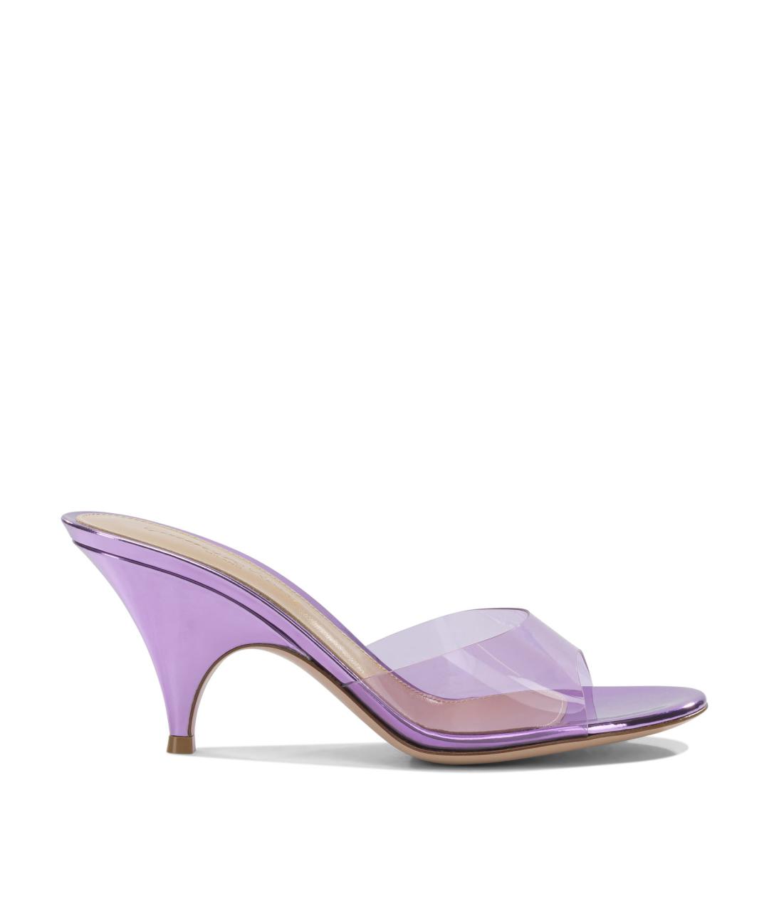GIANVITO ROSSI Фиолетовые мюли, фото 1