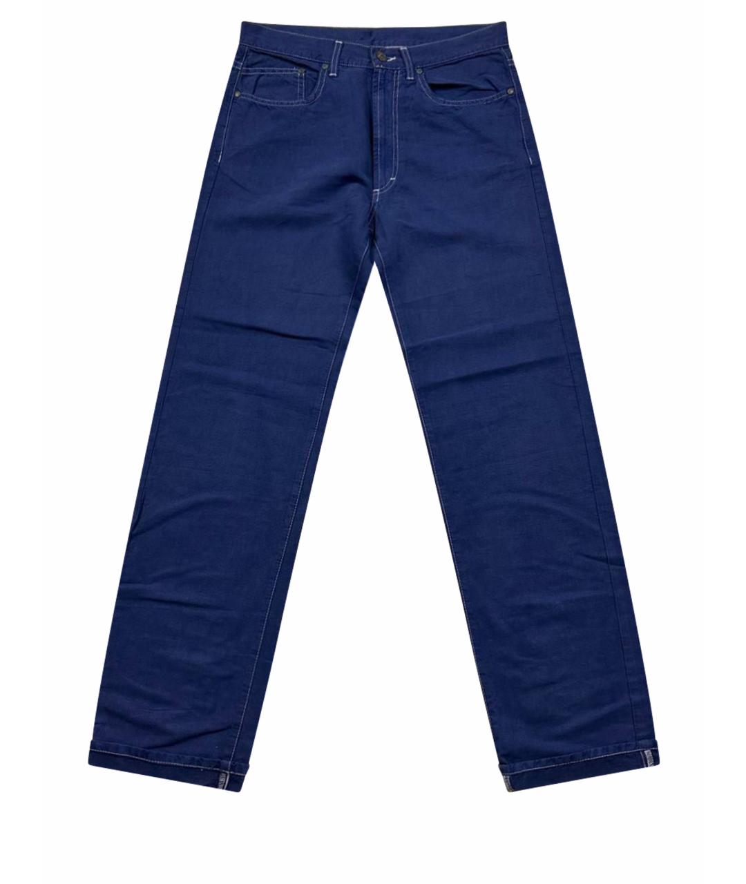 ZEGNA Темно-синие прямые джинсы, фото 1