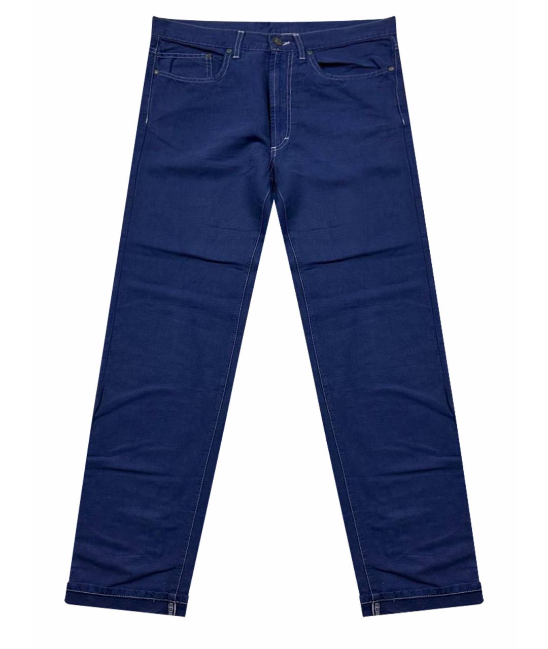 ZEGNA Темно-синие прямые джинсы, фото 7