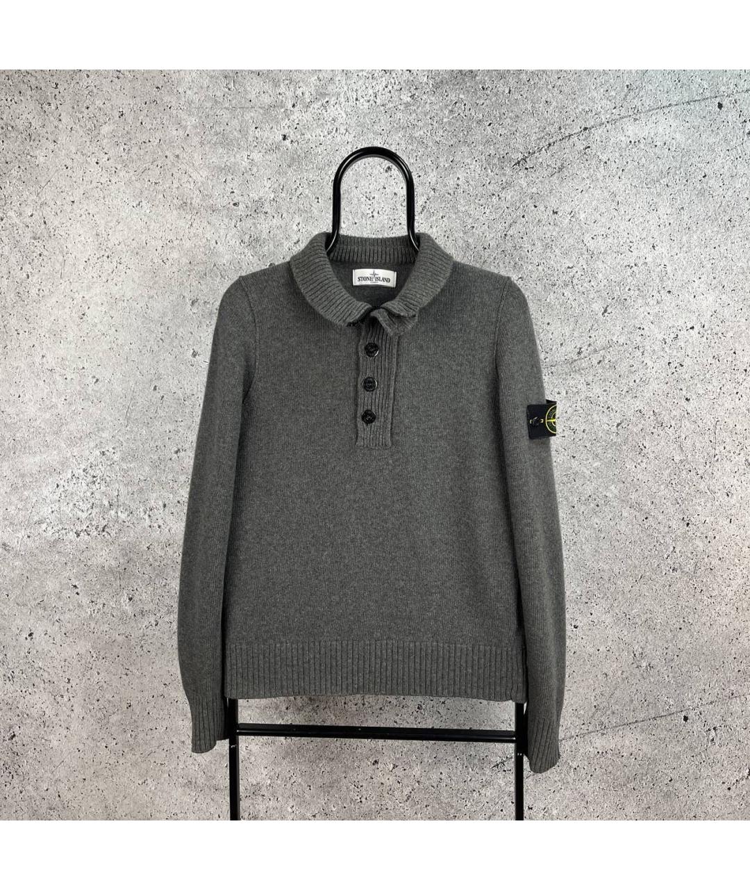 STONE ISLAND Антрацитовый джемпер / свитер, фото 9