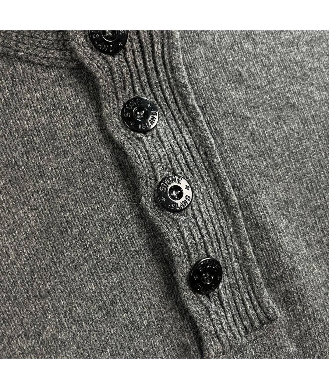 STONE ISLAND Антрацитовый джемпер / свитер, фото 5