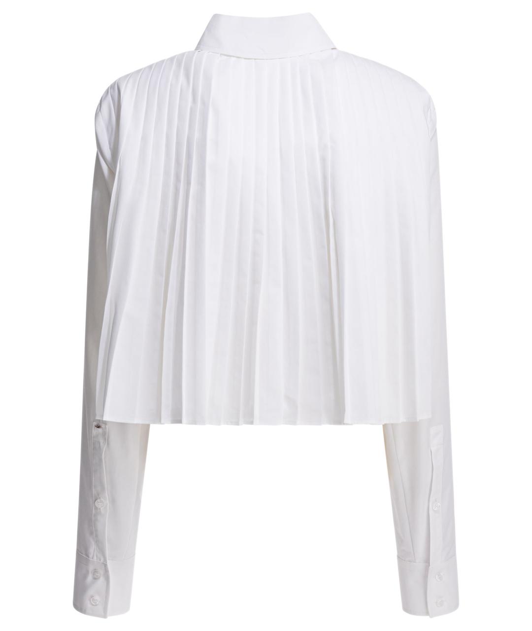 SPORTMAX Белая хлопковая рубашка, фото 2