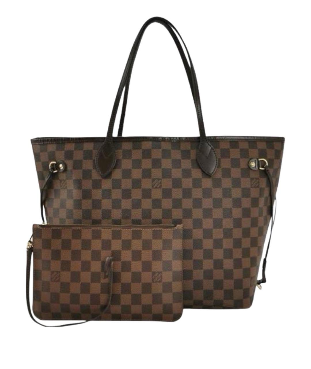 LOUIS VUITTON Коричневая сумка тоут, фото 1