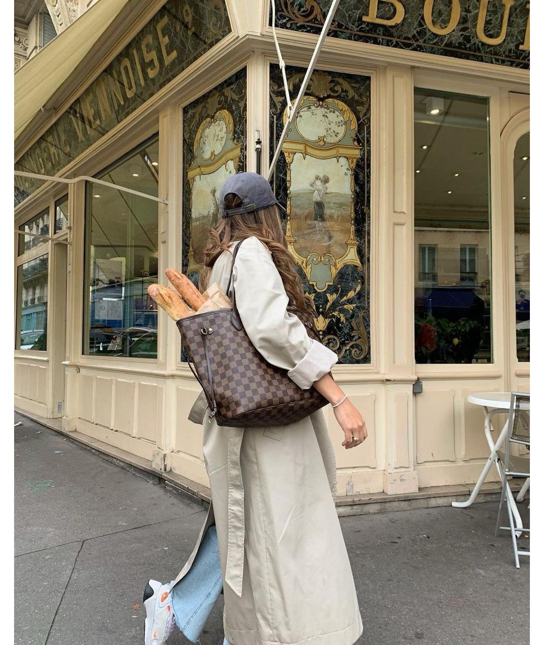 LOUIS VUITTON Коричневая сумка тоут, фото 6