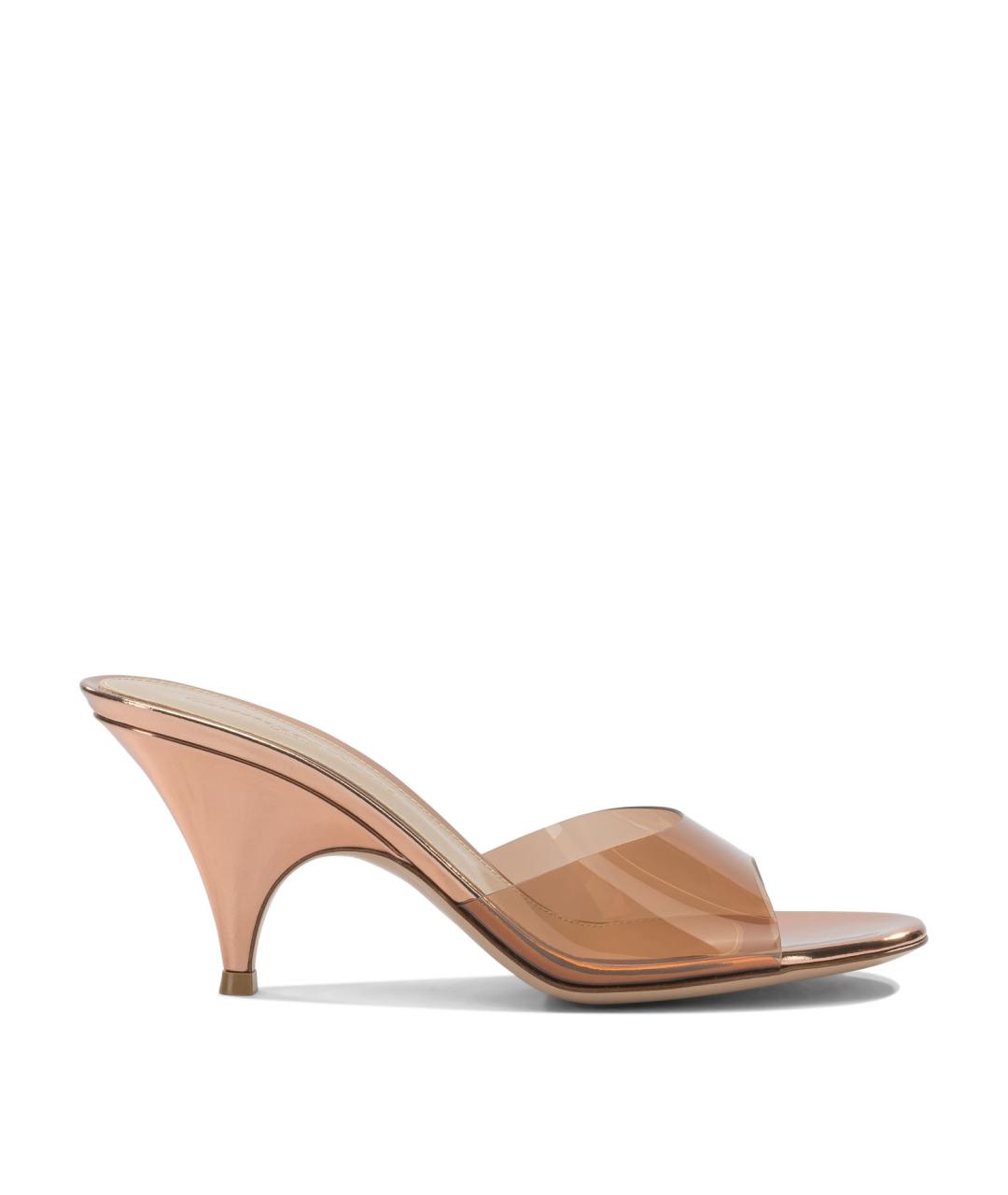 GIANVITO ROSSI Коричневые мюли, фото 1