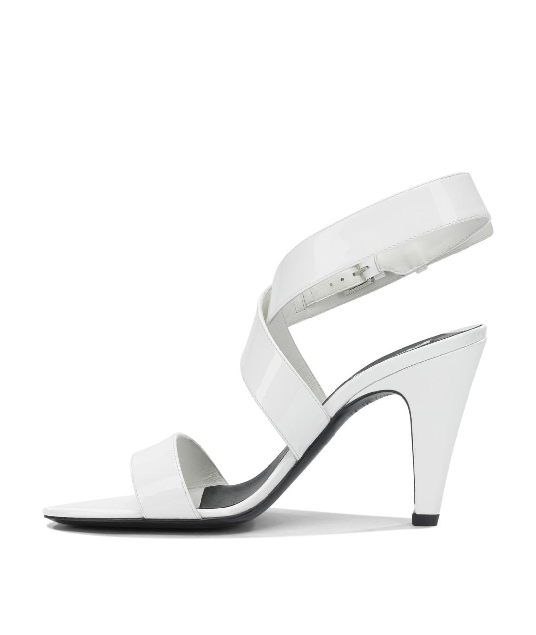 ALAIA Белые кожаные босоножки, фото 3