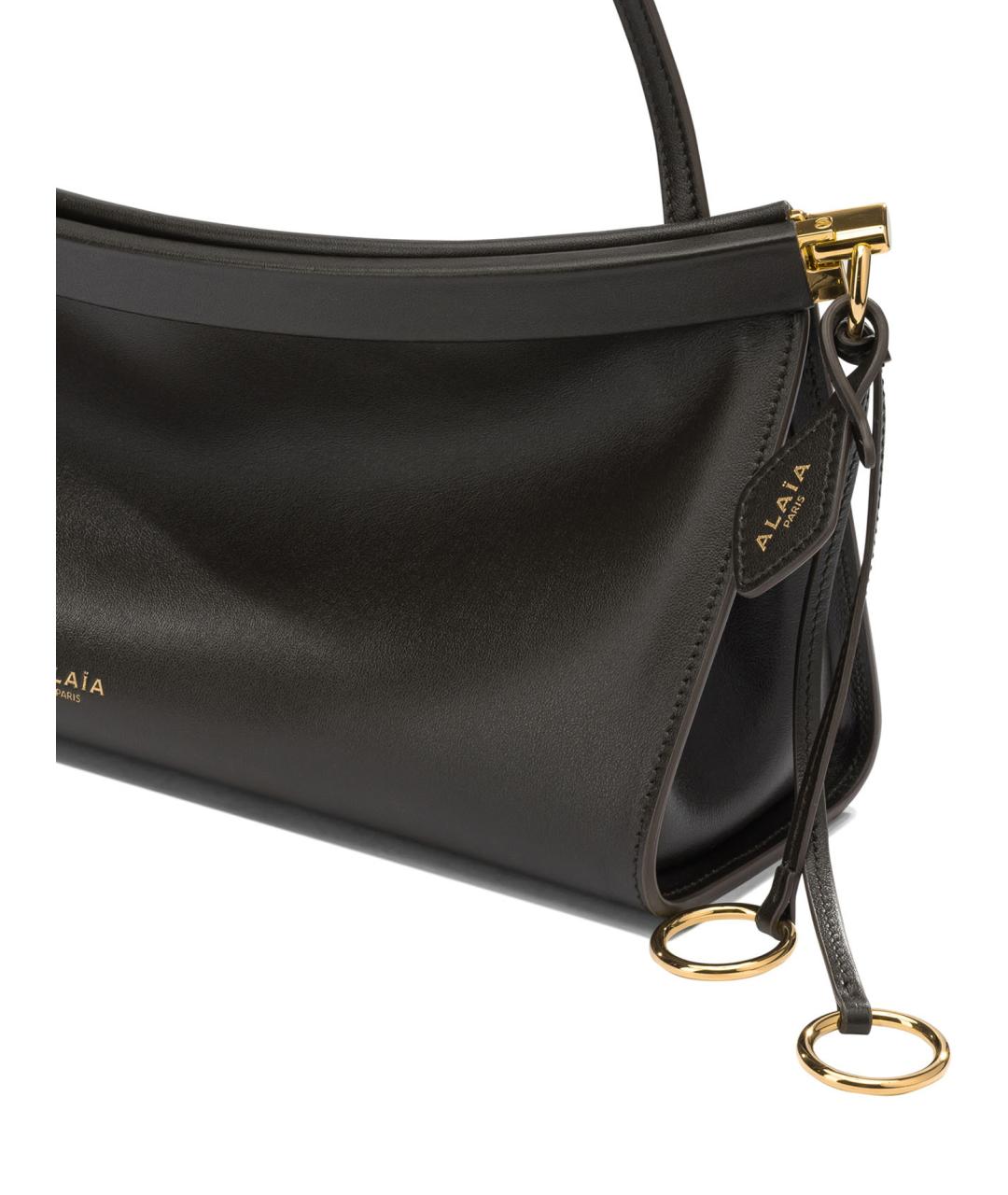 ALAIA Коричневая кожаная сумка через плечо, фото 4