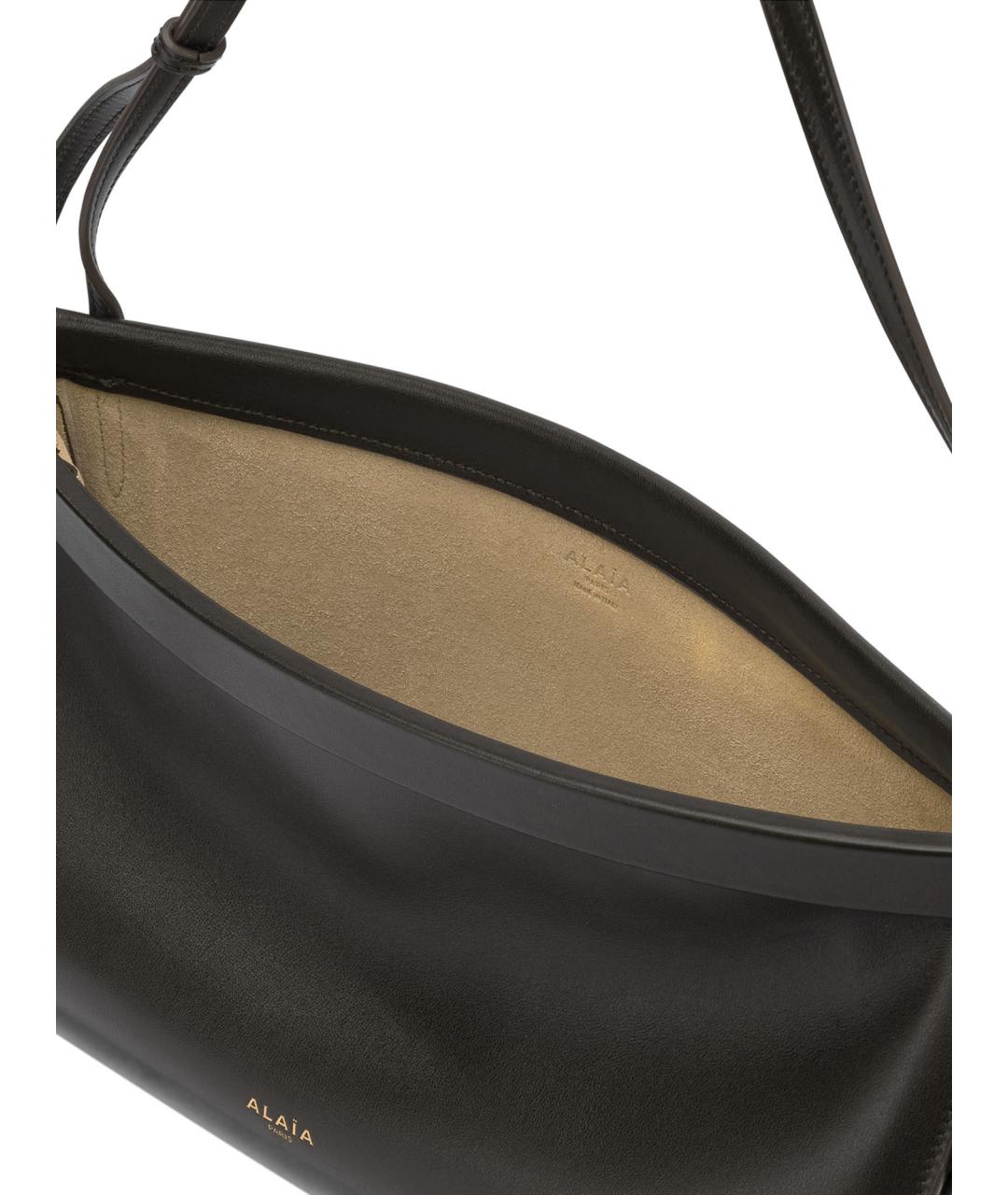 ALAIA Коричневая кожаная сумка через плечо, фото 5