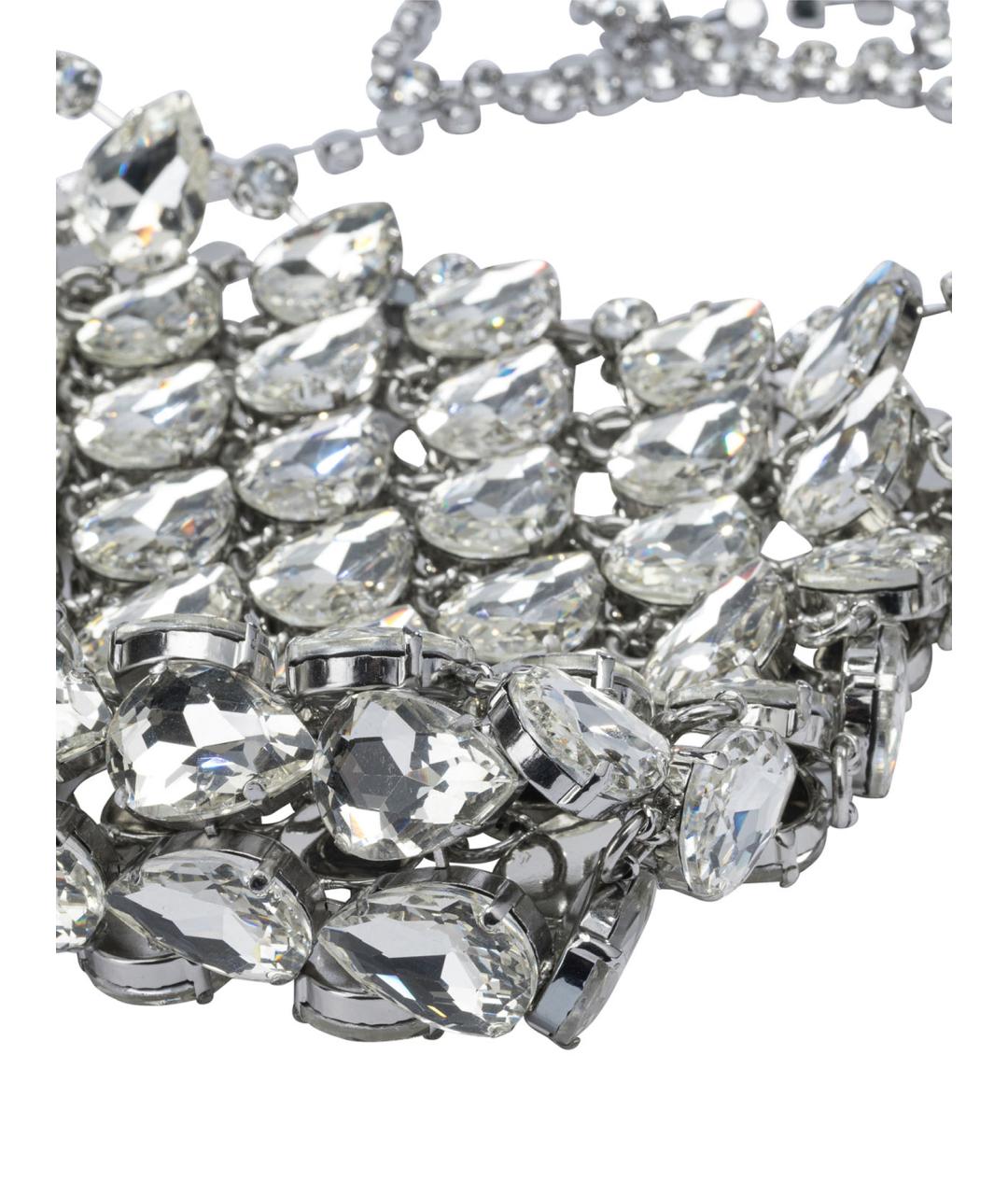 SELF-PORTRAIT Серебряная сумка через плечо, фото 3