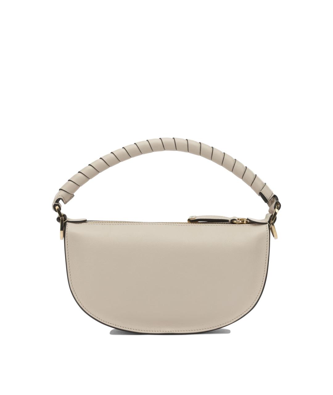 CHLOE Белая кожаная сумка через плечо, фото 3