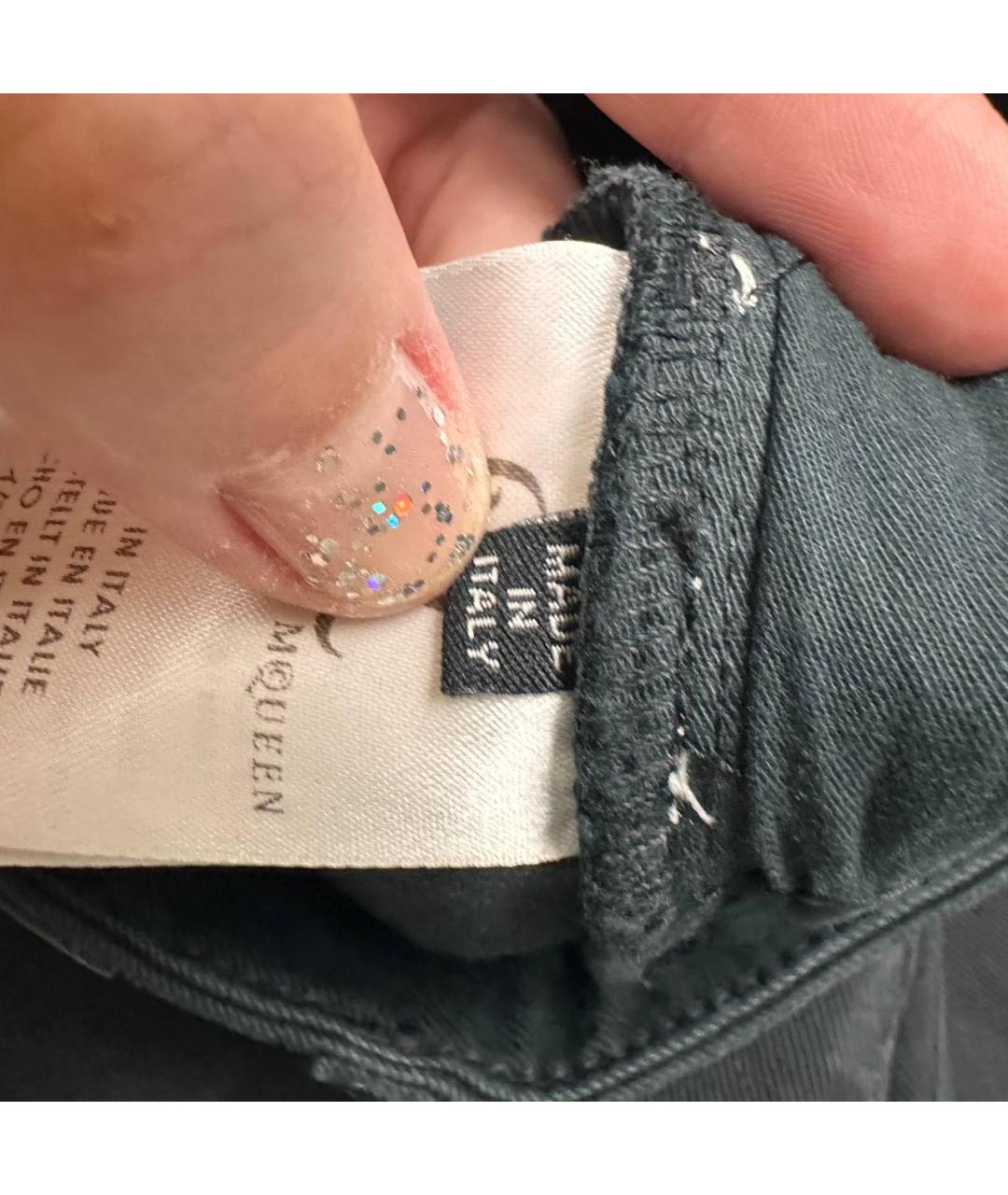 ALEXANDER MCQUEEN Хлопко-эластановые джинсы скинни, фото 5