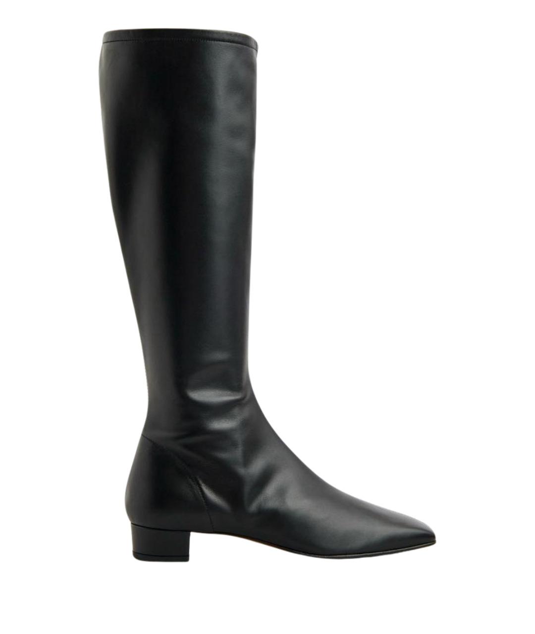 BY FAR Черные кожаные сапоги, фото 1