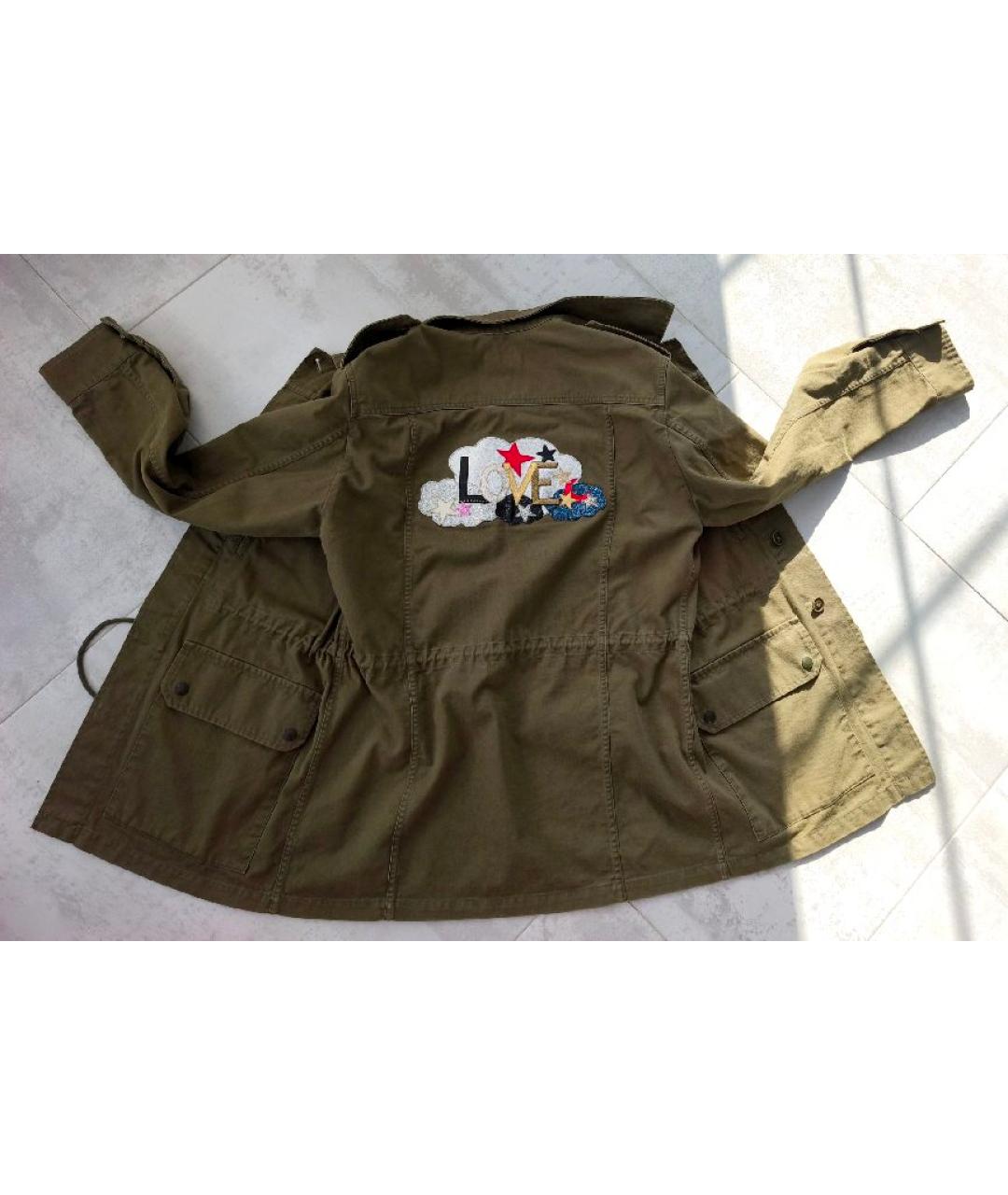 SAINT LAURENT Хаки хлопковая парка, фото 2