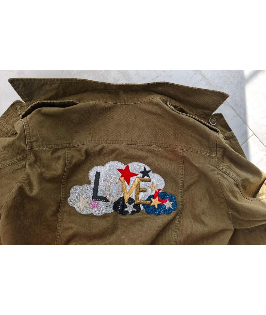 SAINT LAURENT Хаки хлопковая парка, фото 8