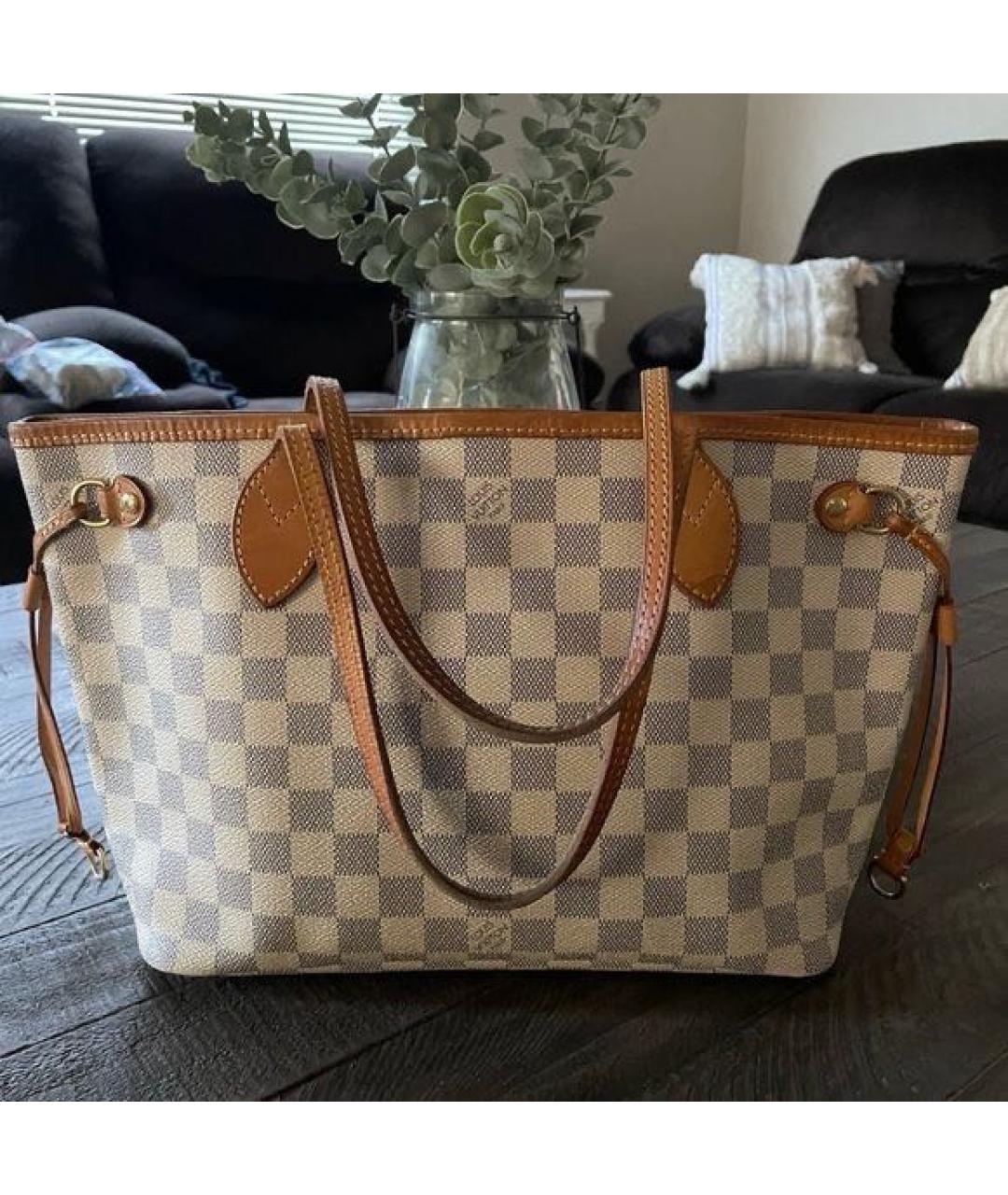 LOUIS VUITTON Бежевая сумка тоут, фото 2