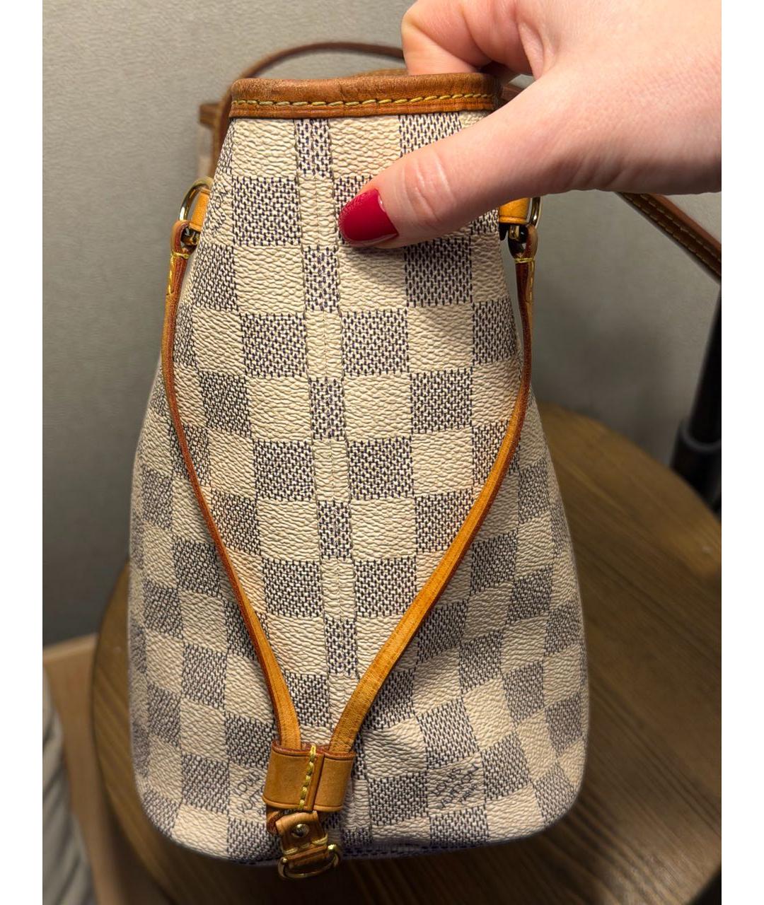 LOUIS VUITTON Бежевая сумка тоут, фото 8