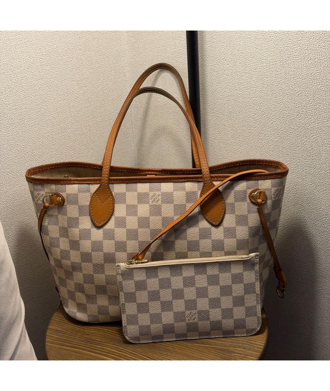 LOUIS VUITTON Бежевая сумка тоут, фото 3