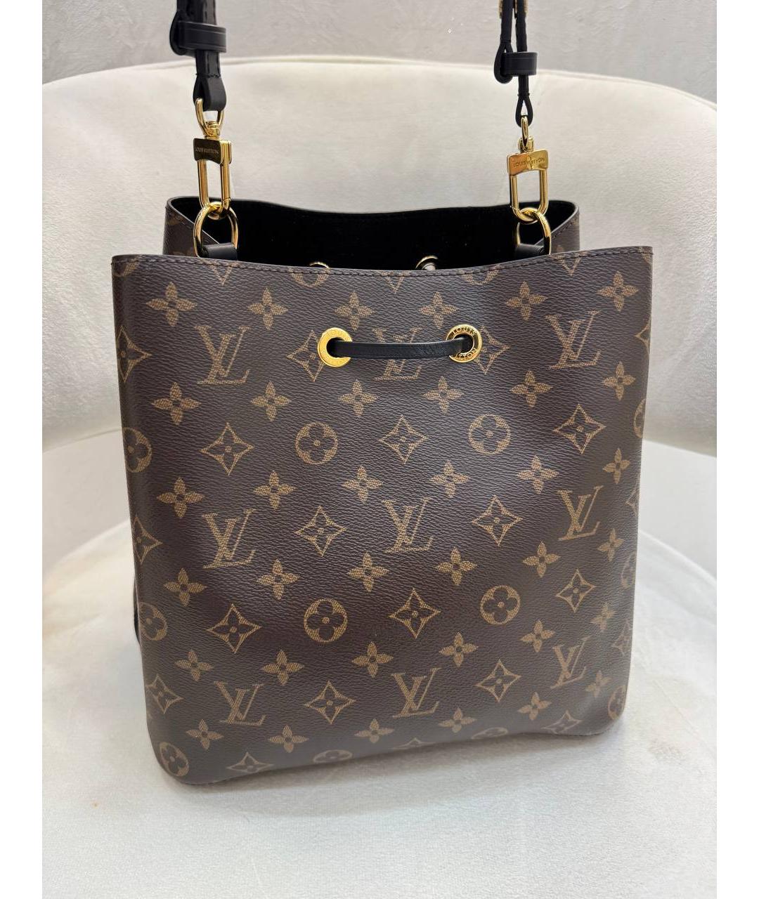 LOUIS VUITTON Коричневая сумка через плечо, фото 2