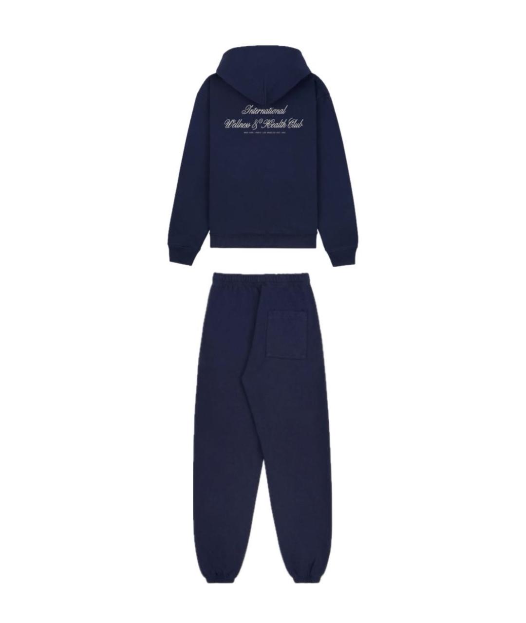 SPORTY AND RICH Темно-синий хлопковый спортивные костюмы, фото 2