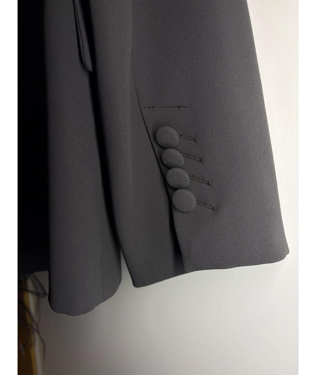 12 STOREEZ Антрацитовый полиэстеровый жакет/пиджак, фото 4