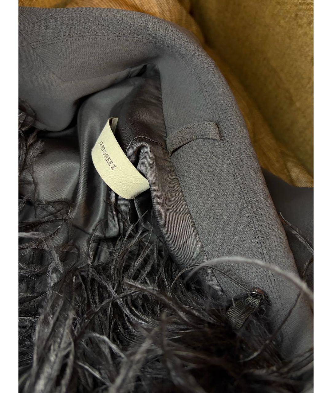 12 STOREEZ Антрацитовый полиэстеровый жакет/пиджак, фото 3