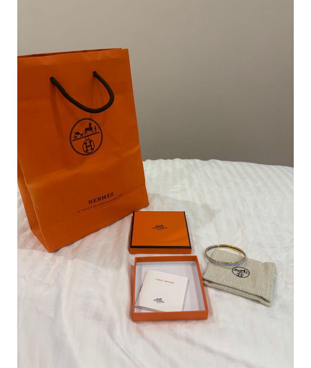 HERMES Голубой браслет, фото 3