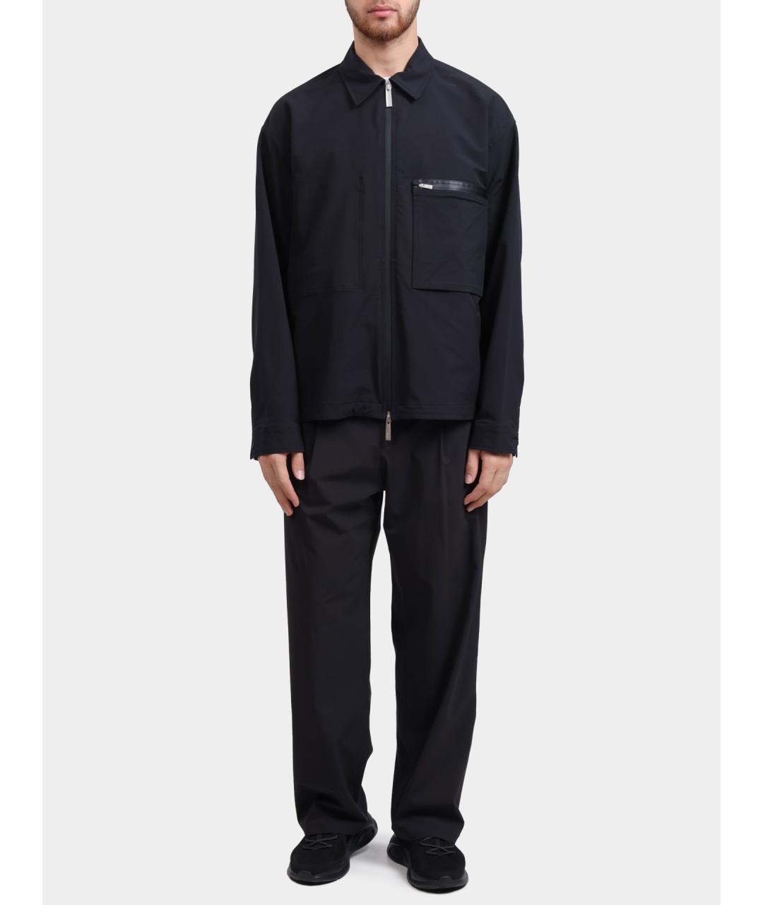 HERNO Черные повседневные брюки, фото 2