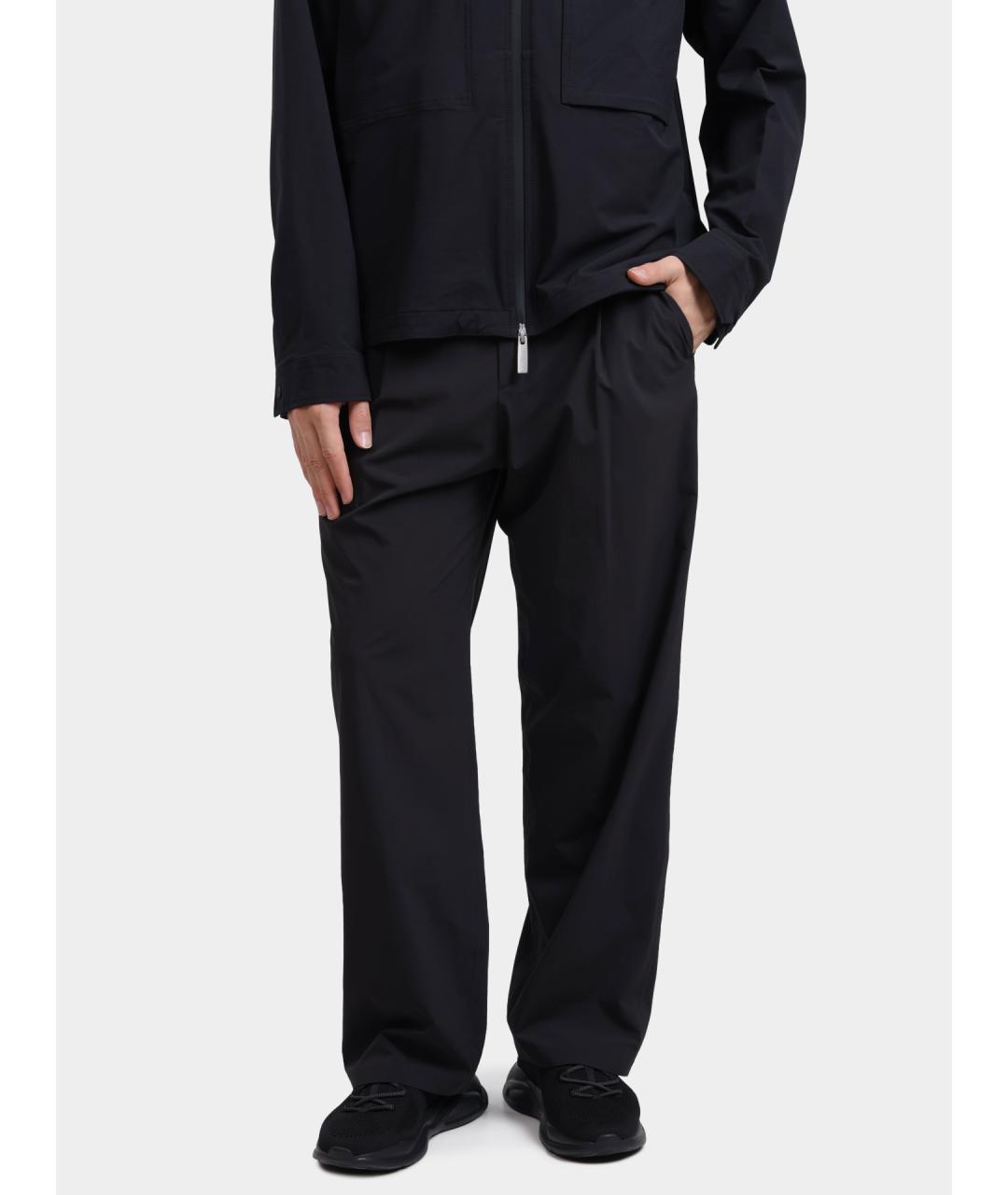 HERNO Черные повседневные брюки, фото 6