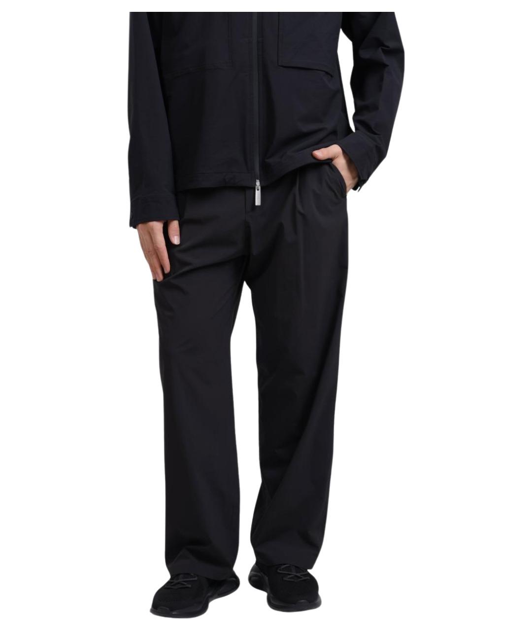 HERNO Черные повседневные брюки, фото 1