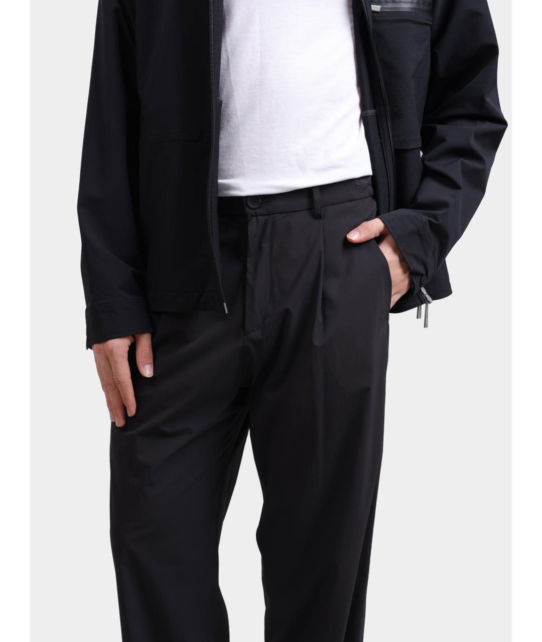HERNO Черные повседневные брюки, фото 4