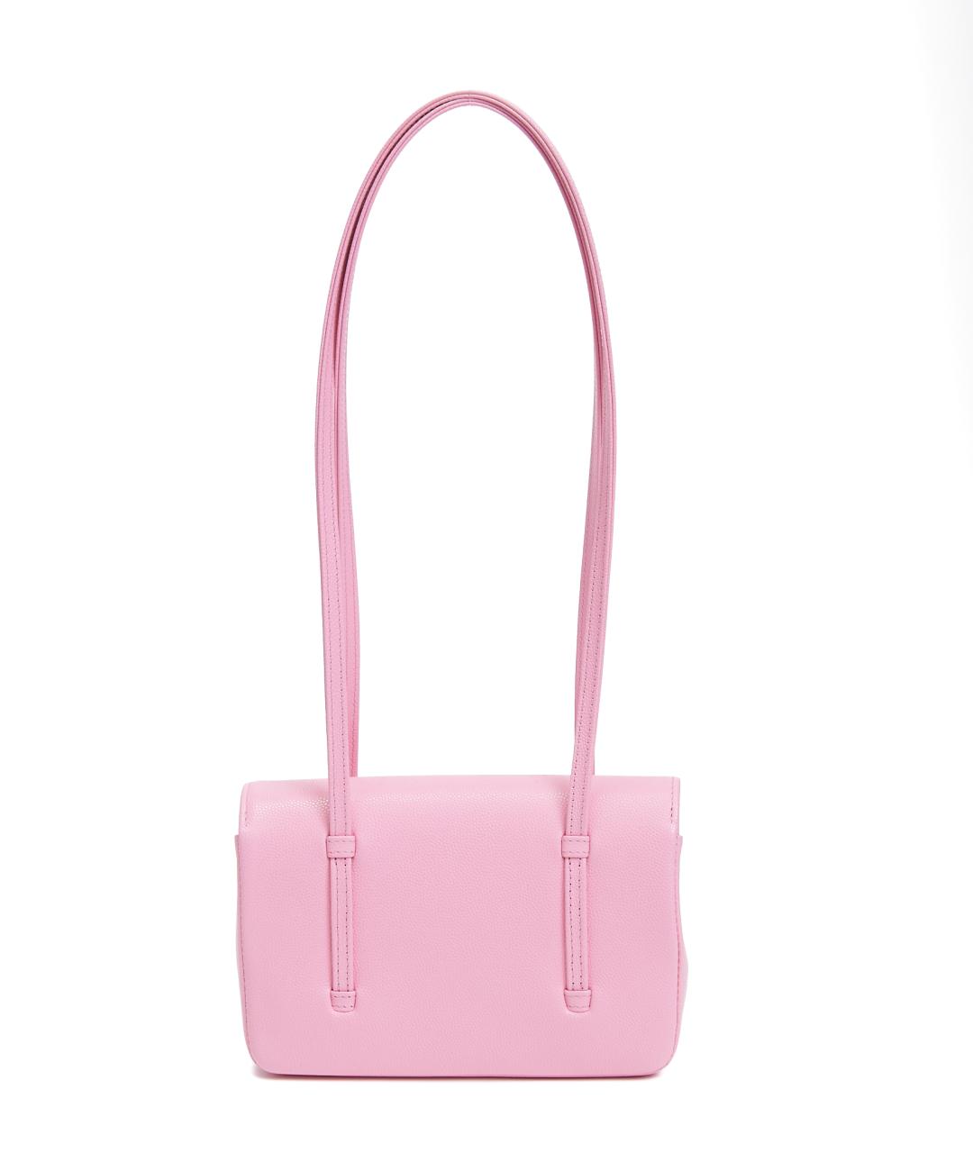 CHANEL Розовая кожаная сумка через плечо, фото 3