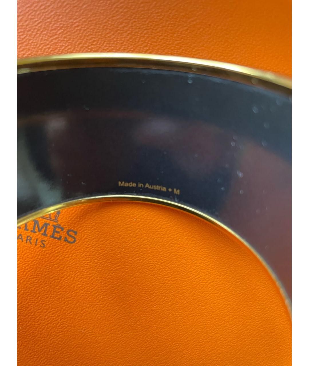 HERMES Розовый металлический браслет, фото 3