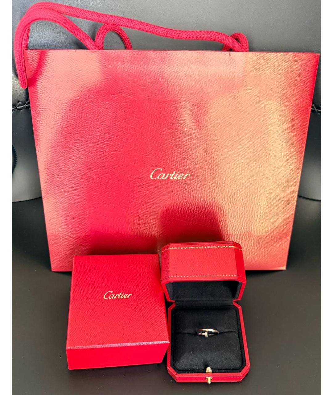 CARTIER Серебряное кольцо из белого золота, фото 6