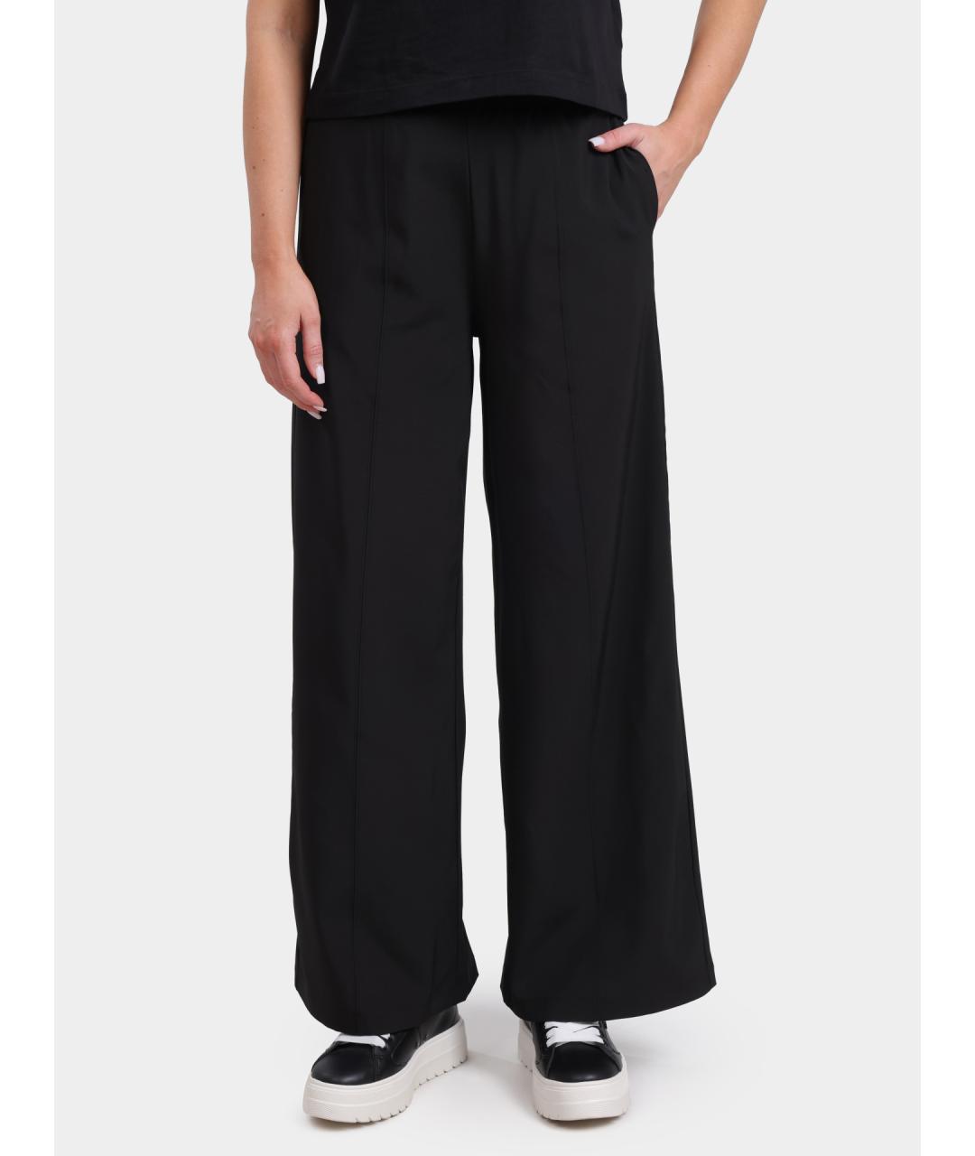 CALVIN KLEIN Черные полиэстеровые повседневные брюки, фото 6