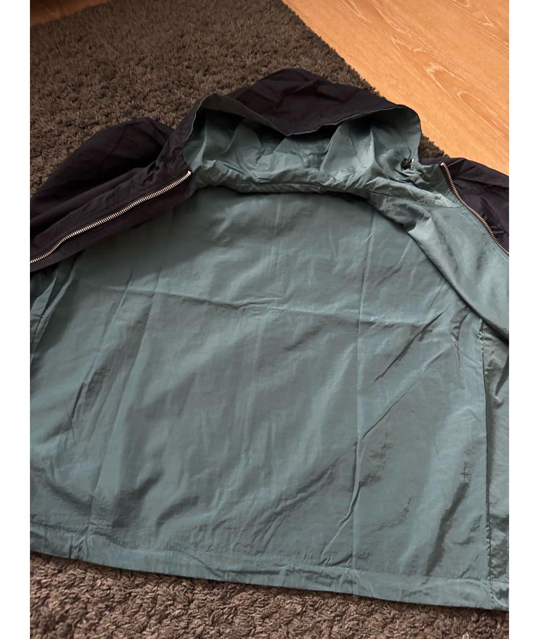 PRADA Синяя полиэстеровая куртка, фото 2