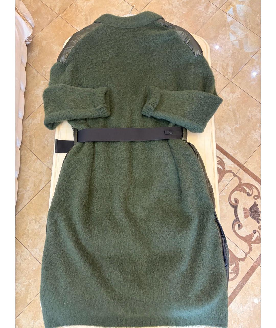 MONCLER GRENOBLE Хаки пальто, фото 2