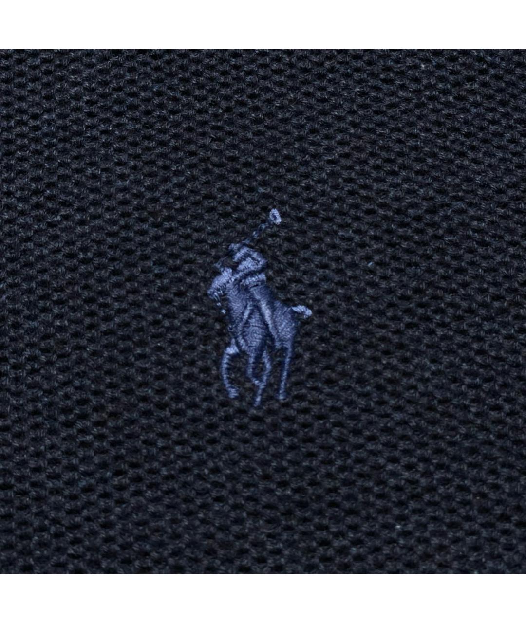 POLO RALPH LAUREN Темно-синий хлопковый джемпер / свитер, фото 5